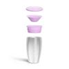 imageMunchkin Sippy Cup for Toddlers Miracle 360 Stainless Steel with Straw Cup and Open Sipper Lid Grow with Me Kit 10 Ounce GreenPurple  Sipper and Straw Lid