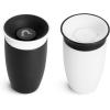 imageMunchkin Sippy Cups for Toddlers 13 Spill Proof Miracle 360 Cup 10 Ounce 2 Pack BlackWhiteSippy Cup