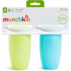 imageMunchkin Sippy Cups for Toddlers 13 Spill Proof Miracle 360 Cup 10 Ounce 2 Pack PinkPurpleBlueGreen
