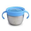 imageMunchkin Snack Stainless Steel Snack Catcher Cup with Lid 9 Ounce Blue 1 PackBlue