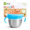 imageMunchkin Snack Stainless Steel Snack Catcher Cup with Lid 9 Ounce Blue 1 PackBlue