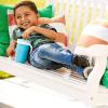 imageMunchkin SnackCatch ampamp Sip 2in1 Snack Catcher and 2 Piece SpillProof Cup Blue