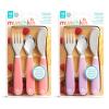 imageMunchkin Splash Toddler Fork Knife and Spoon Utensil Set 6 Pack BlueGreen6 Piece Set