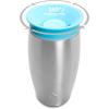 imageMunchkin Stainless Steel Sippy Cups for Toddlers 13 Spill Proof Miracle 360 Cup Insulated 10 Ounce BlueBlue