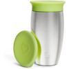 imageMunchkin Stainless Steel Sippy Cups for Toddlers 13 Spill Proof Miracle 360 Cup Insulated 10 Ounce BlueGreen