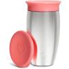 imageMunchkin Stainless Steel Sippy Cups for Toddlers 13 Spill Proof Miracle 360 Cup Insulated 10 Ounce BluePink