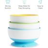imageMunchkin Stay Put Suction Bowls for Baby and Toddler 3 Pack BlueGreenPurple3 Count Pack of 1