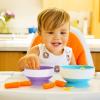 imageMunchkin Stay Put Suction Bowls for Baby and Toddler 3 Pack BlueGreenPurple3 Count Pack of 1