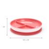 imageMunchkin Stay Put Suction Plates for Baby and Toddler 3 Divided Sections  PinkPurplePinkPurple