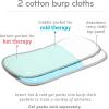 imageMunchkin TheraBurpee Colic ampamp Fever Rescue Kit with Hot ampamp Cold Therapy Burp Cloths2 Piece Set