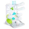 imageMunchkin Tidy Dry Baby Bottle Drying Rack and 2pk Sponge Bottle Brush GreyBottle Brush  Drying Rack