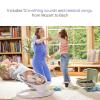 imageMunchkin Vibration Baby Swing Light Grey  BluetoothEnabled Smart Seat with Music Motion and SoundsSwing