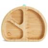 imageMunchkin Bambou Divided Suction Plate  EcoFriendly Bamboo Dinnerware for Babies and Toddlers