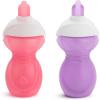imageMunchkin Click Lock Flip Straw Toddler Sippy Cup 9 Ounce 2 Pack PinkPurple9 Ounces