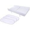 imageMunchkin Secure Grip Baby Diaper Changing Pad for Dresser and Waterproof Changing Pad Liners White