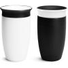 imageMunchkin Sippy Cups for Toddlers 13 Spill Proof Miracle 360 Cup 10 Ounce 2 Pack BlackWhiteSippy Cup