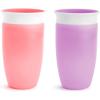 imageMunchkin Sippy Cups for Toddlers 13 Spill Proof Miracle 360 Cup 10 Ounce 2 Pack PinkPurplePinkPurple
