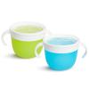 imageMunchkin Snack Catcher Toddler Snack Cups No Spil 2 Pack Containers BlueGreenBlueGreen