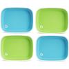 imageMunchkin Splash 4 Piece Toddler Plates BlueGreen4 Pack