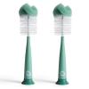 imageMunchkin Sponge Bottle Brush Grey 2 Count Pack of 1Modern Bottle Brush  Sage