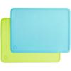 imageMunchkin Spotless Silicone Placemats for Kids 2 Pack BlueGreenLarge