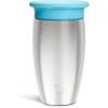 imageMunchkin Stainless Steel Sippy Cups for Toddlers 13 Spill Proof Miracle 360 Cup Insulated 10 Ounce BlueBlue