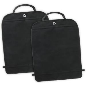 imageMunchkin Back Seat Cover for Kids Deluxe Kick Mats Car Seat Protector Black 2 Pack2 Count Pack of 1