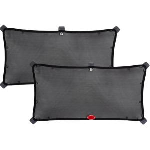 imageMunchkin Brica Magnetic Stretch to Fit Sun Shade Black 2 Pack18x34 Inch Pack of 2