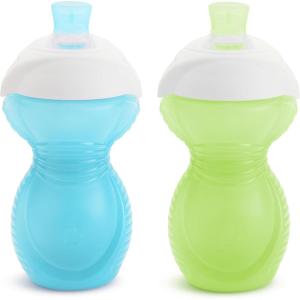 imageMunchkin Click Lock Bite Proof Sippy Cup 9 Ounce2 Count Pack of 1 Plastic BlueGreenBlueGreen
