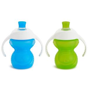 imageMunchkin Click Lock Bite Proof Trainer Cup 7 Ounce 2 Pack BluePurpleBlueGreen