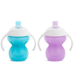 imageMunchkin Click Lock Bite Proof Trainer Cup 7 Ounce 2 Pack BluePurpleBluePurple