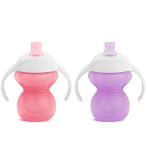imageMunchkin Click Lock Bite Proof Trainer Cup 7 Ounce 2 Pack BluePurplePinkPurple