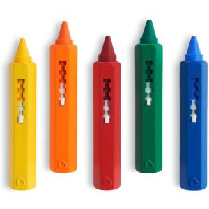 imageMunchkin Draw Bath Crayons Toddler Bathtub Toys NonToxic and Washable For Kids 36 Months and Up 10 Count5 Pack