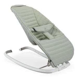 imageMunchkin Electric Baby Bouncer ampamp Rocker with Digital Touch Display Soothing Sounds ampamp 3 Recline Positions  Automatic Bouncing ampamp Rocking GreyGreen Cover