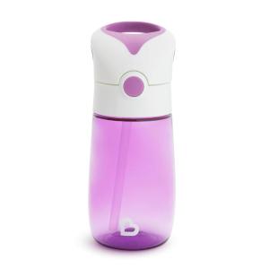 imageMunchkin Flip ampamp Go Toddler Sippy Cup with Straw 12 Ounce Ultra Durable Tritan Material PurplePurple