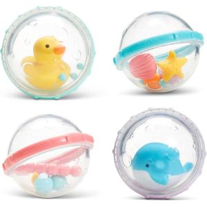 imageMunchkin Float ampamp Play Bubbles Baby and Toddler Bath Toy 4 Count4 Count Pack of 1
