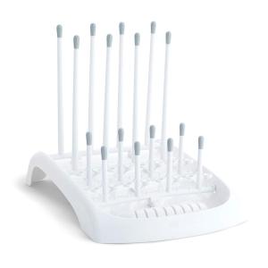 imageMunchkin Fold Baby Bottle Drying Rack  Compact Design Folds Flat for Easy Storage WhiteGrey1 Count Pack of 6