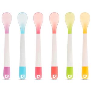 imageMunchkin Lift Baby and Toddler Spoons Rest Keeps Tip Off Table Multicolored 6 Count