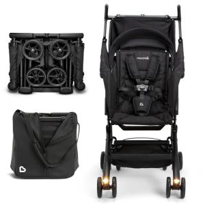 imageMunchkin Night Owl Lightweight Travel Stroller with Wheel Lights Ultra Compact Baby Stroller for Everyday Travel and Easy Storage Essential Gear for Babies ampamp Toddlers BlackStroller