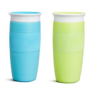 imageMunchkin Sippy Cup for Toddlers Miracle 360 Cup 14 Ounce GreenBlueGreen