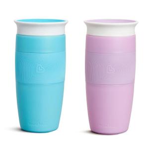 imageMunchkin Sippy Cup for Toddlers Miracle 360 Cup 14 Ounce GreenBluePurple