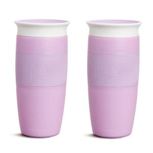 imageMunchkin Sippy Cup for Toddlers Miracle 360 Cup 14 Ounce GreenPurple