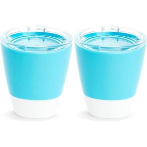 imageMunchkin Splash Open Toddler Cups with Training Lids 7 Ounce Multicolored 4 PackBlue