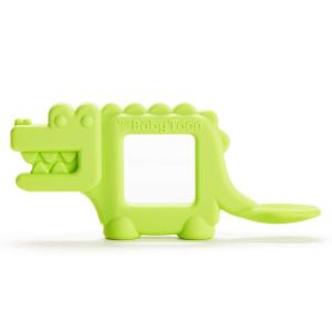 imageMunchkin The Baby Toon Silicone Teether Spoon Alligator As Seen On Shark TankAlligator