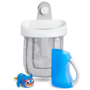 imageMunchkin Wind Up Swimming Penguin Baby and Toddler Bath Toy BlueBath Essentials Set  Blue
