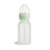 imageMunchkin Bond Silicone Coated Glass Baby Bottles  AntiColic Feeding System with Natural Feel Nipples 4 Ounce 2 Pack MintGreenGreenMint