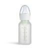 imageMunchkin Bond Silicone Coated Glass Baby Bottles  AntiColic Feeding System with Natural Feel Nipples 4 Ounce 2 Pack MintGreenWhite