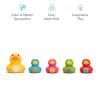 imageMunchkin Count amp Quack Duckies Bath Toys for Toddlers and Babies Watertight Mama Duck and Ducklings Kids 9 Months Helps Teach Numbers Counting Colors and Shapes 5 Piece Set