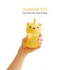 imageMunchkin Gentle Transition Honey Bear Straw Cup for Babies and Toddlers 6 Months and Up Squeezable Sippy Bottle for Easy Drinking 9 Ounce Yellow