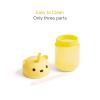 imageMunchkin Gentle Transition Honey Bear Straw Cup for Babies and Toddlers 6 Months and Up Squeezable Sippy Bottle for Easy Drinking 9 Ounce Yellow